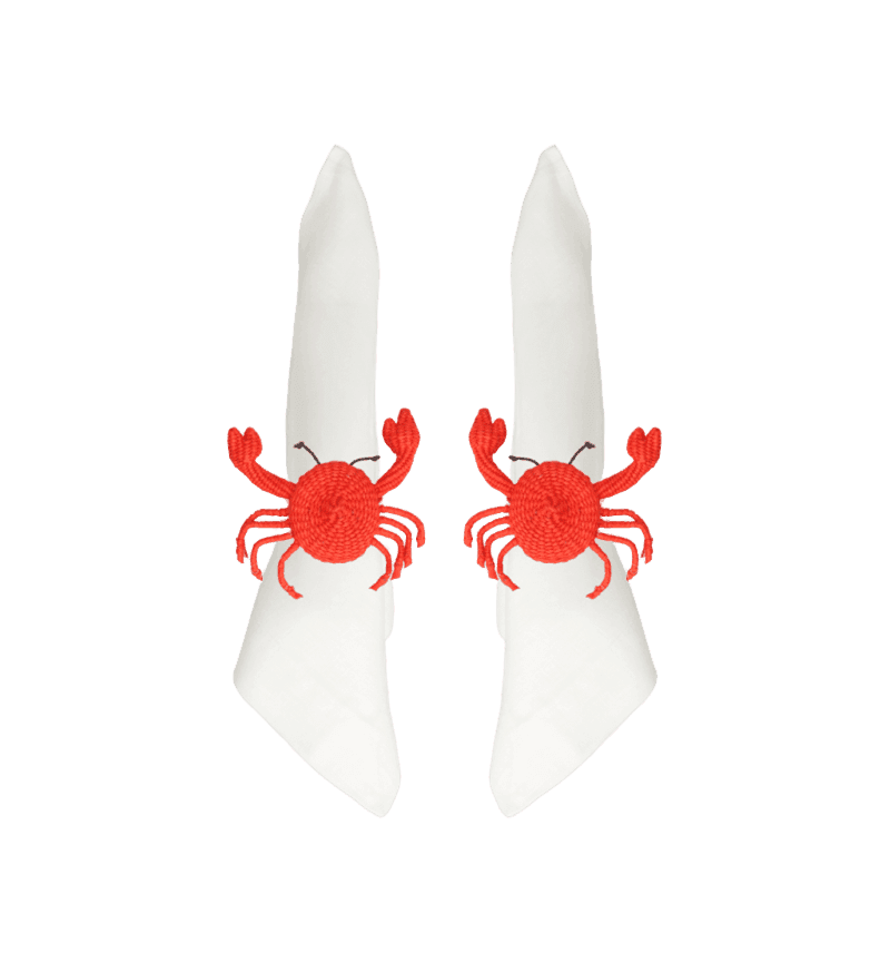 Crab Napkin Ring Set of 2 - Mercedes Salazar