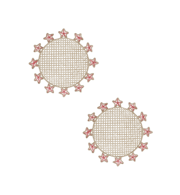 Coral Stars Placemats Set of 2 - Mercedes Salazar
