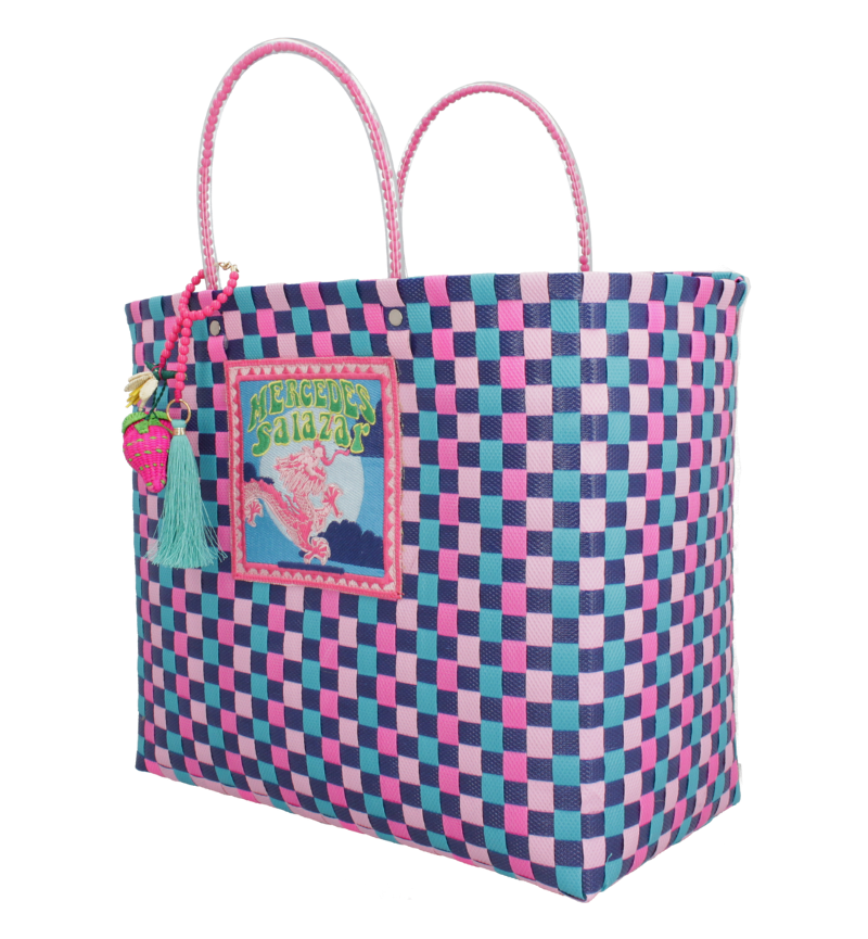 MERCEDES SALAZAR】残1点 Power Handbag ラフィア かごバッグ MERCEDES SALAZAR】残1点 Power Handbag ラフィア かごバッグ