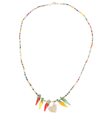 Five Chilis Necklace - Mercedes Salazar