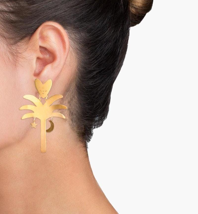 Palmerito Earrings - Mercedes Salazar