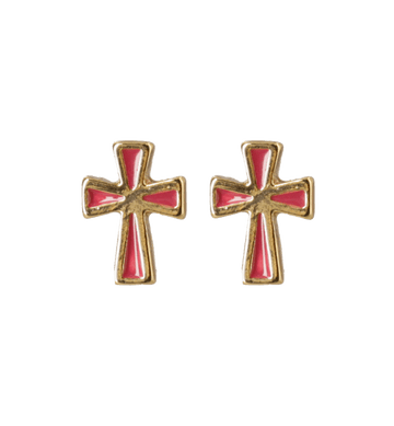The Cross Studs - Mercedes Salazar