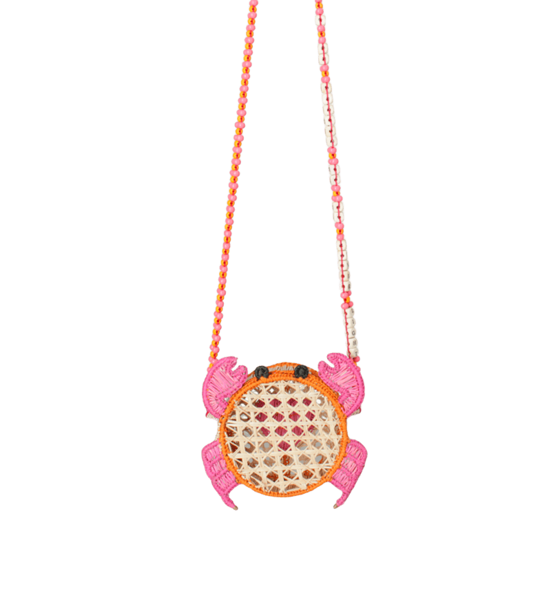 【MERCEDES SALAZAR】ドラゴンフルーツ ラフィア ハンドバッグ El Frutero Bag - Mercedes Salazar
