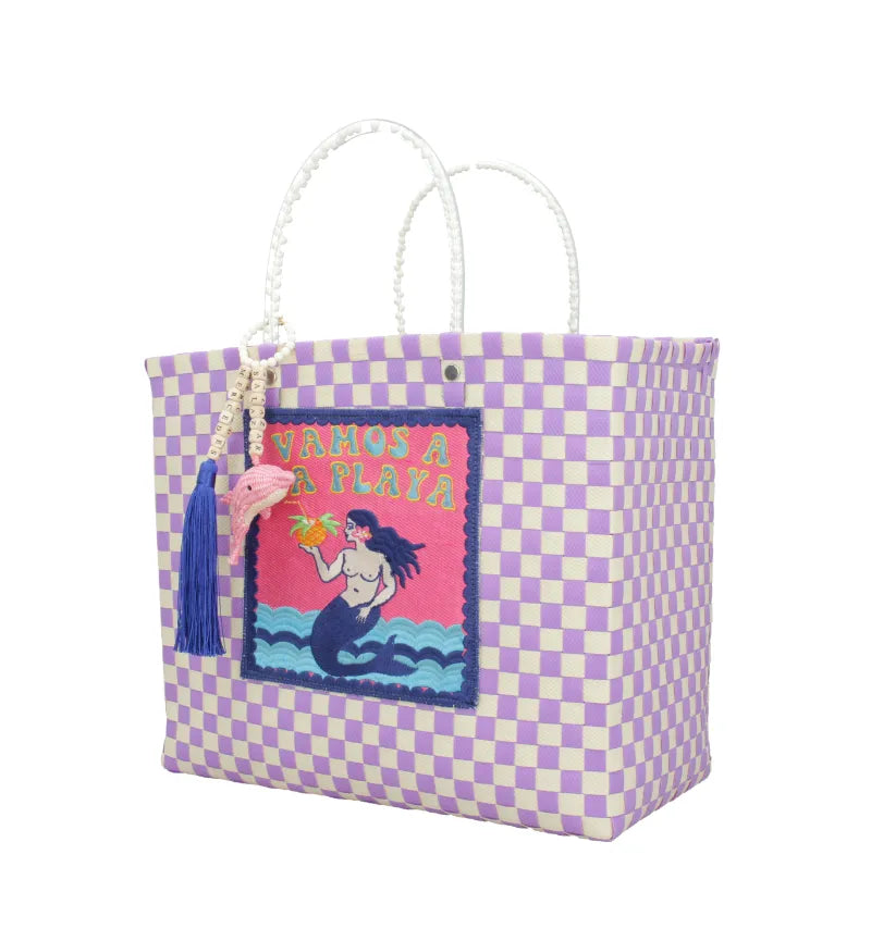 Medium Ocean Handbag – Mercedes Salazar