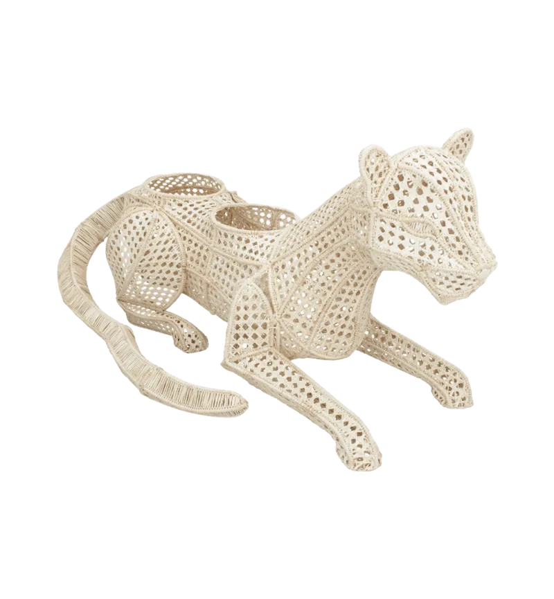 Mercedes Salazar Cosmic Jaguar Flower Vase