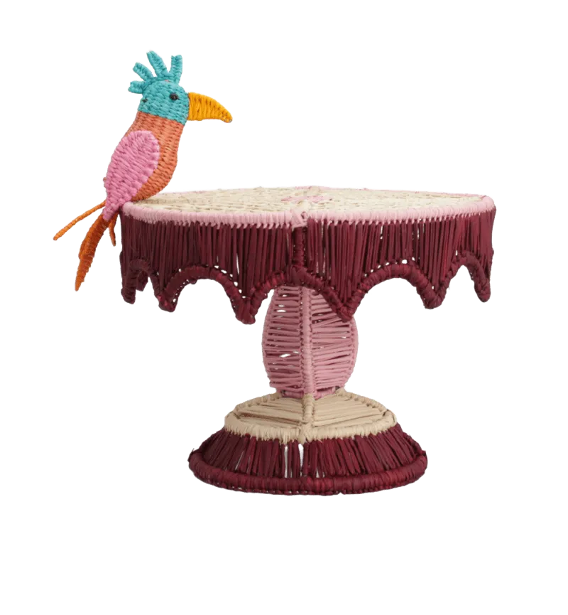 Mercedes Salazar Cockatoo Cake Stand
