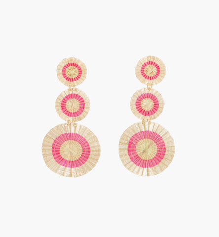 Three Pink Moons Earrings