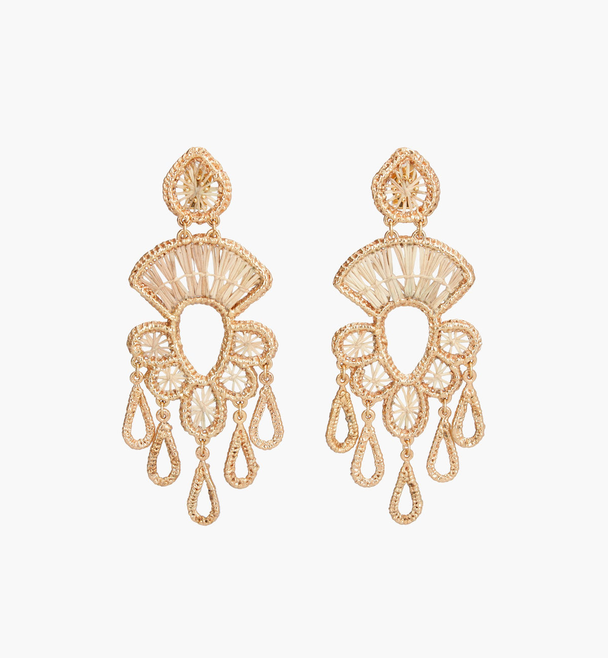 Golden Chandelier Earrings