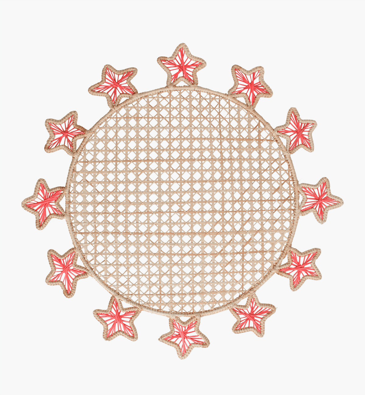 Coral Stars Placemats Set of 2