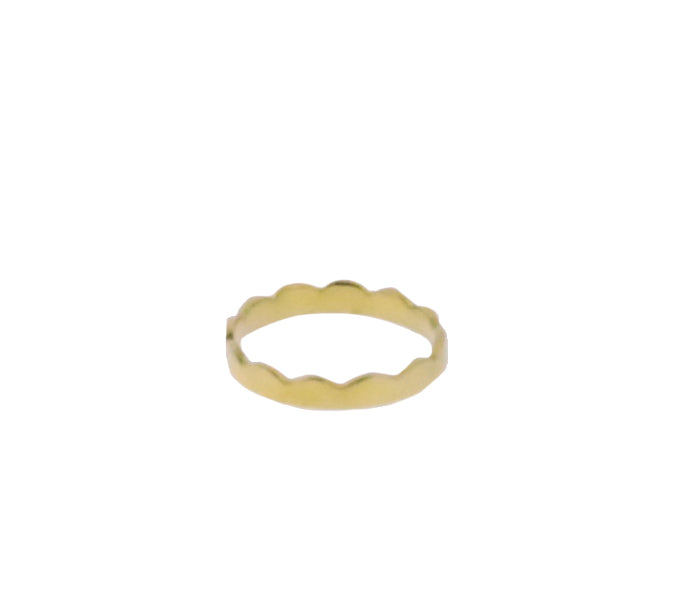 Golden Waves Ring
