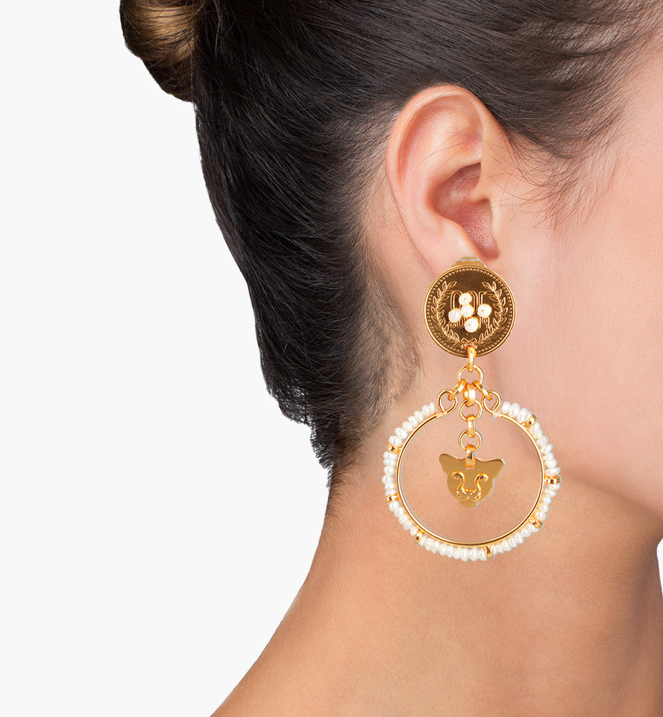 Cercle Jaguar Earrings