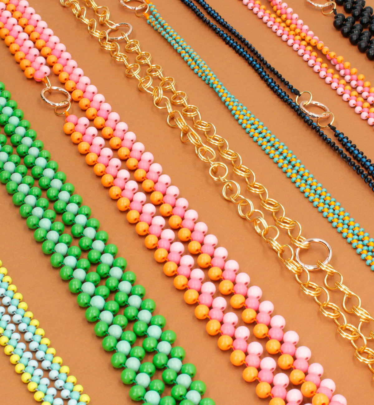 Orange Beads Strap