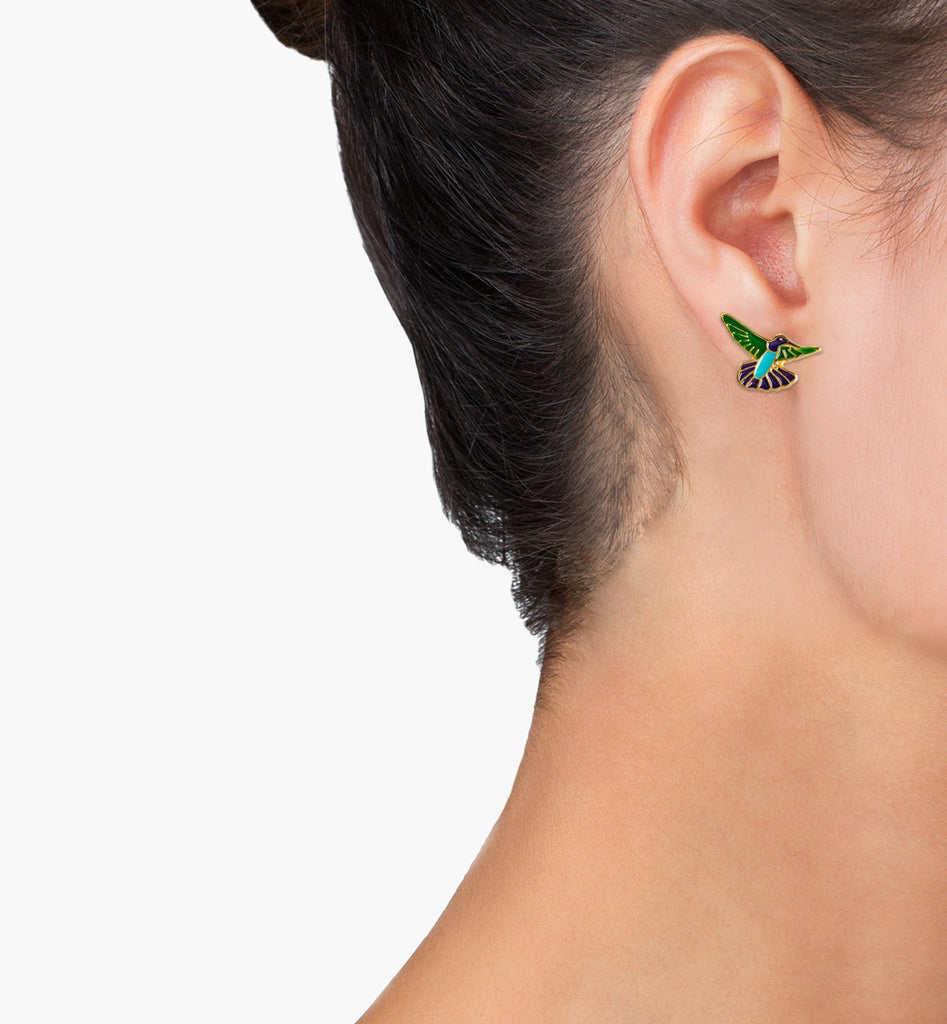 Hummingbird Studs - Mercedes Salazar